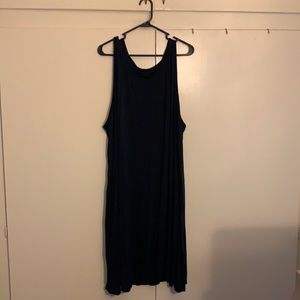 Ava and Vic black midi tank dress